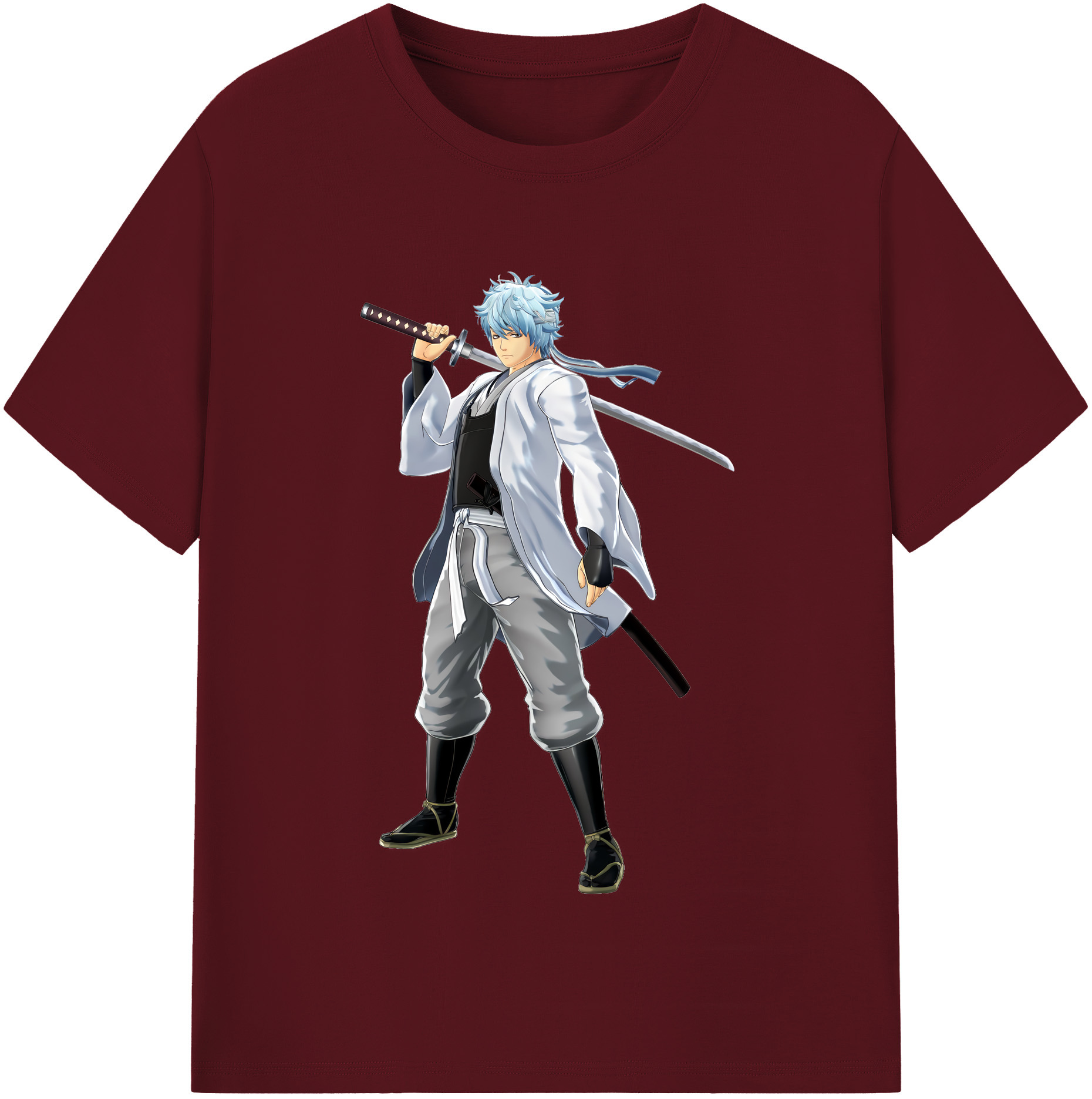 （画像用） ぎんたま 坂田銀時（さかたぎんとき） 神楽 志村新八（しむら しんぱち） GINTAMA Sakata Gintoki Kagura Shimura Shinpachi 綿100％半袖Tシャツ（フロントプリント）